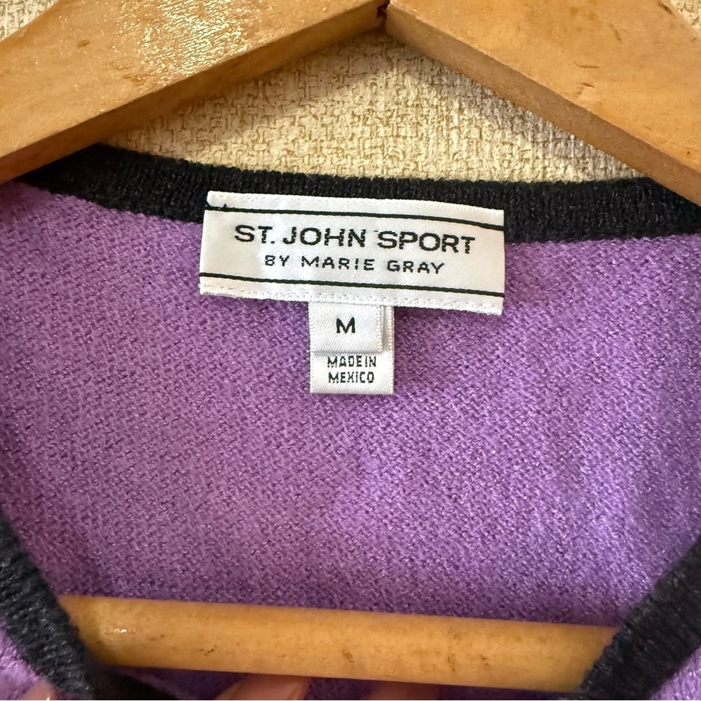 St. John Sport By Marie Grey Size Medium - Picture 3 of 7